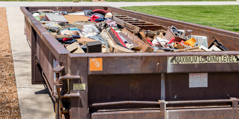 Waste Management Dumpster in Mooresville, North Carolina
